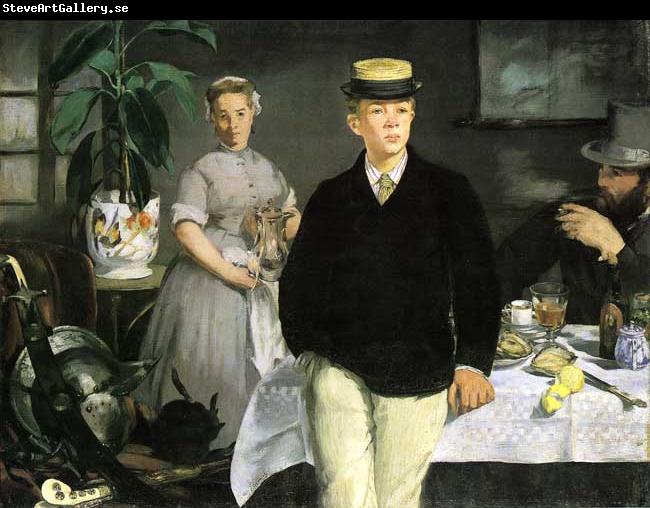 Edouard Manet Fruhstuck im Atelier